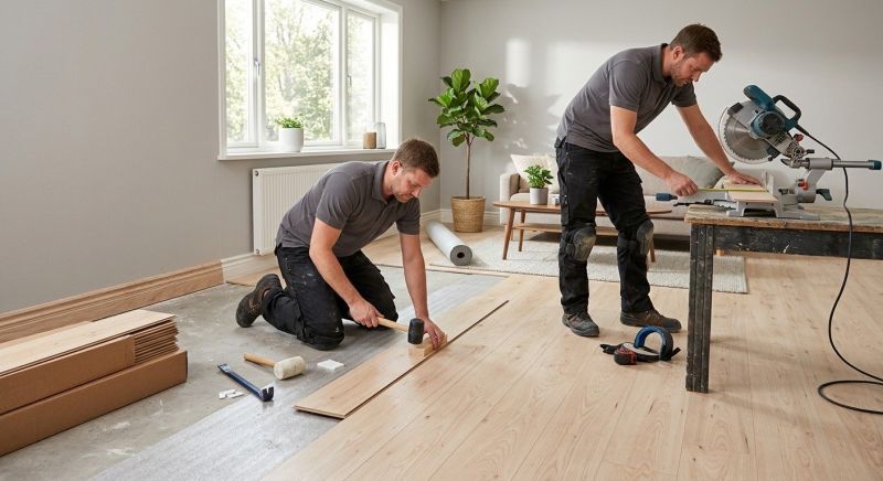 Laminate Floor Installation in Anna, TX