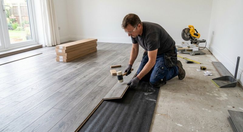 Laminate Floor Installation in Collin County, TX