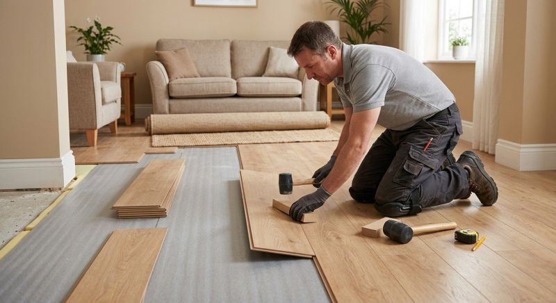 Laminate Floor Installation in Forney, TX