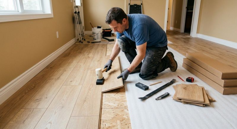 Laminate Floor Installation in Quinlan, TX