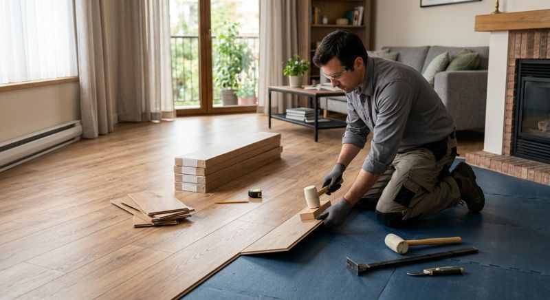Laminate Floor Installation in Rockwall County, TX