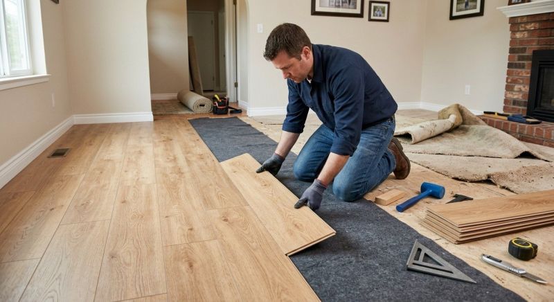 Laminate Floor Remodeling in Wylie, TX