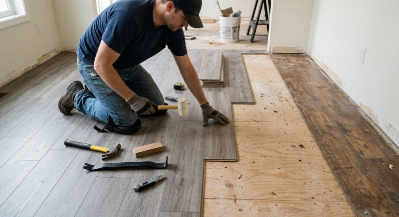 Laminate Floor Replacement in Allen, TX