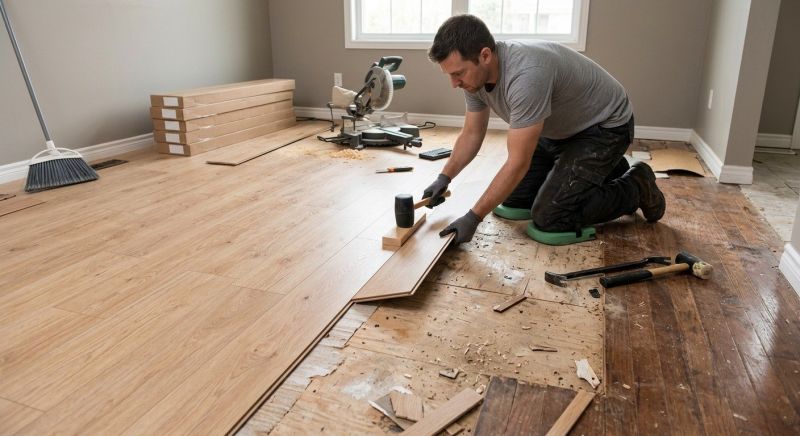 Laminate Floor Replacement in Plano, TX