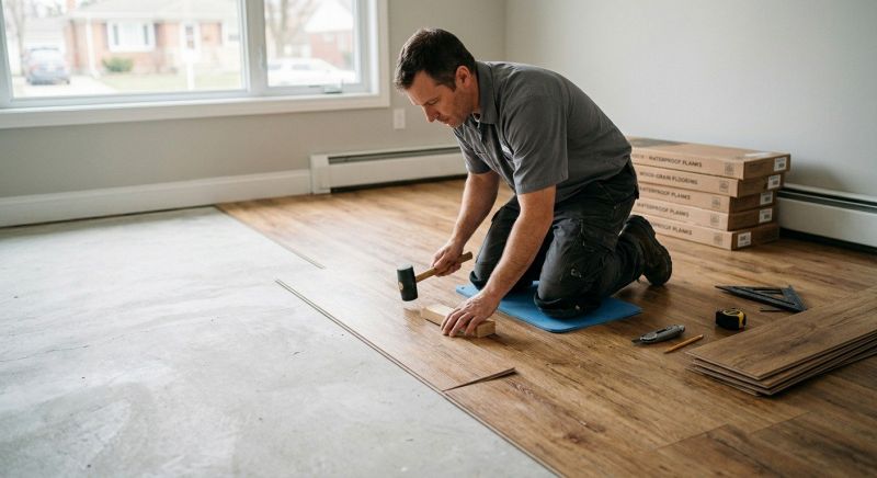 Linoleum Floor Installation in Plano, TX