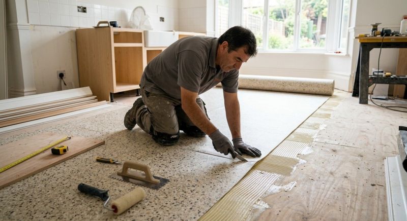 Linoleum Floor Installation in Prosper, TX