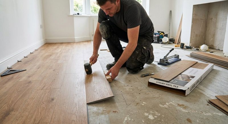 Luxury Vinyl Tile Installation in Sunnyvale, TX