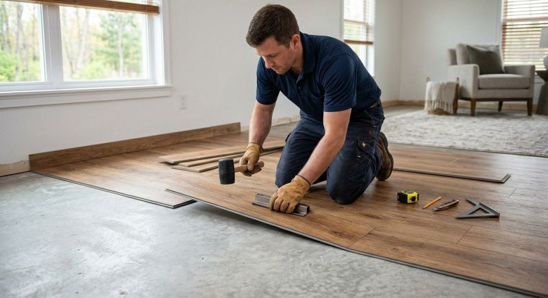 Luxury Vinyl Tile Installation in Sunnyvale, TX