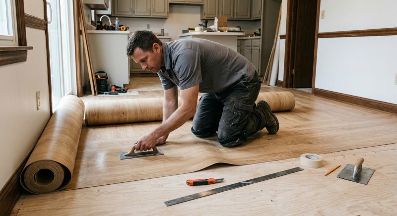 Sheet Flooring Installation in Melissa, TX