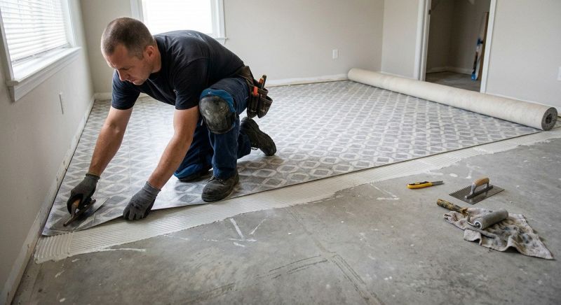 Sheet Flooring Installation in Sunnyvale, TX