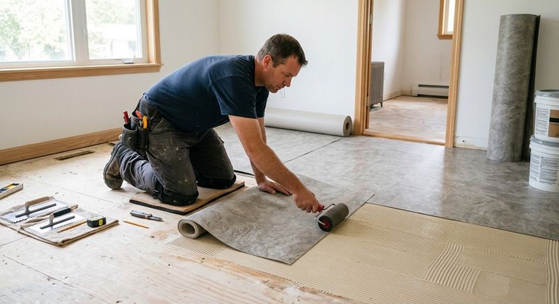 Sheet Vinyl Installation in Wylie, TX
