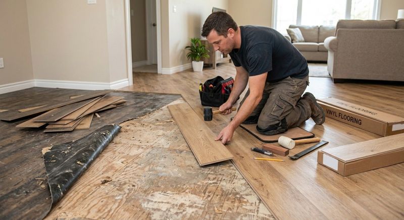 Vinyl Floor Replacement in Wylie, TX