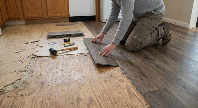 Vinyl Floor Replacement in Wylie, TX