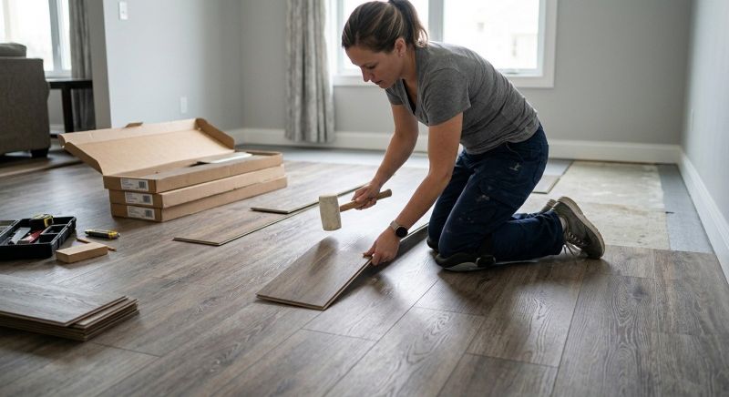 Vinyl Plank Floor Installation in Wylie, TX