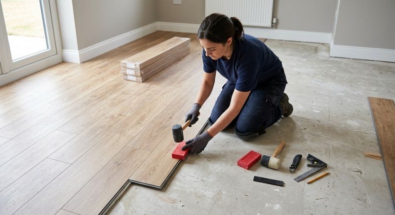 Vinyl Plank Floor Installation in Wylie, TX
