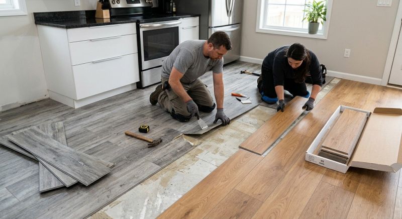 Vinyl Tile Replacement in Wylie, TX